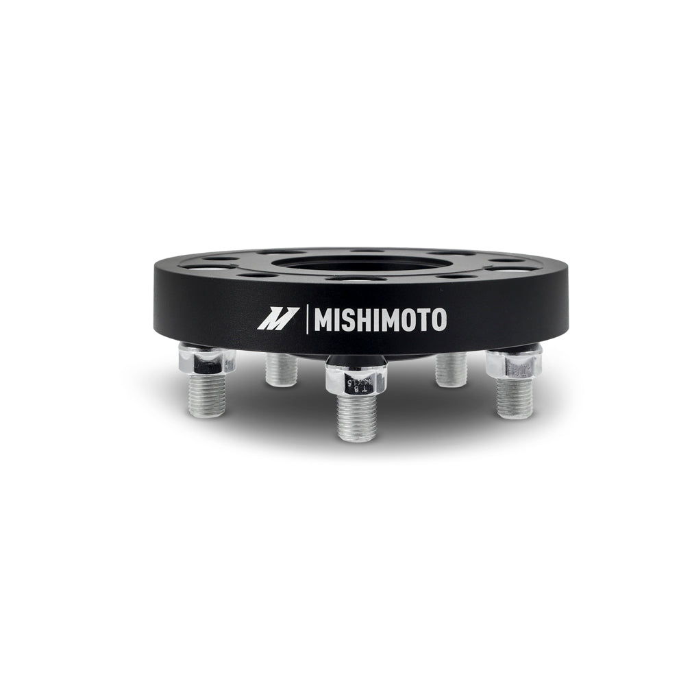 Mishimoto Wheel Spacers - 5x120 - 64.1 CB - M14 x1.5 - 20mm - BK - MMWS-013-200BK for 2005-2024 Honda Odyssey - close-up