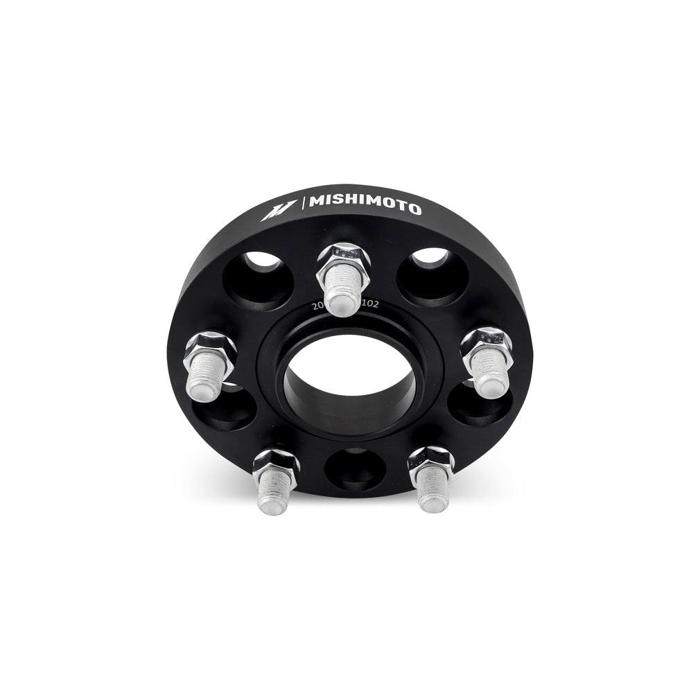 Mishimoto Wheel Spacers - 5x120 - 64.1 CB - M14 x1.5 - 20mm - BK - MMWS-013-200BK for 2005-2024 Honda Odyssey - installed vie