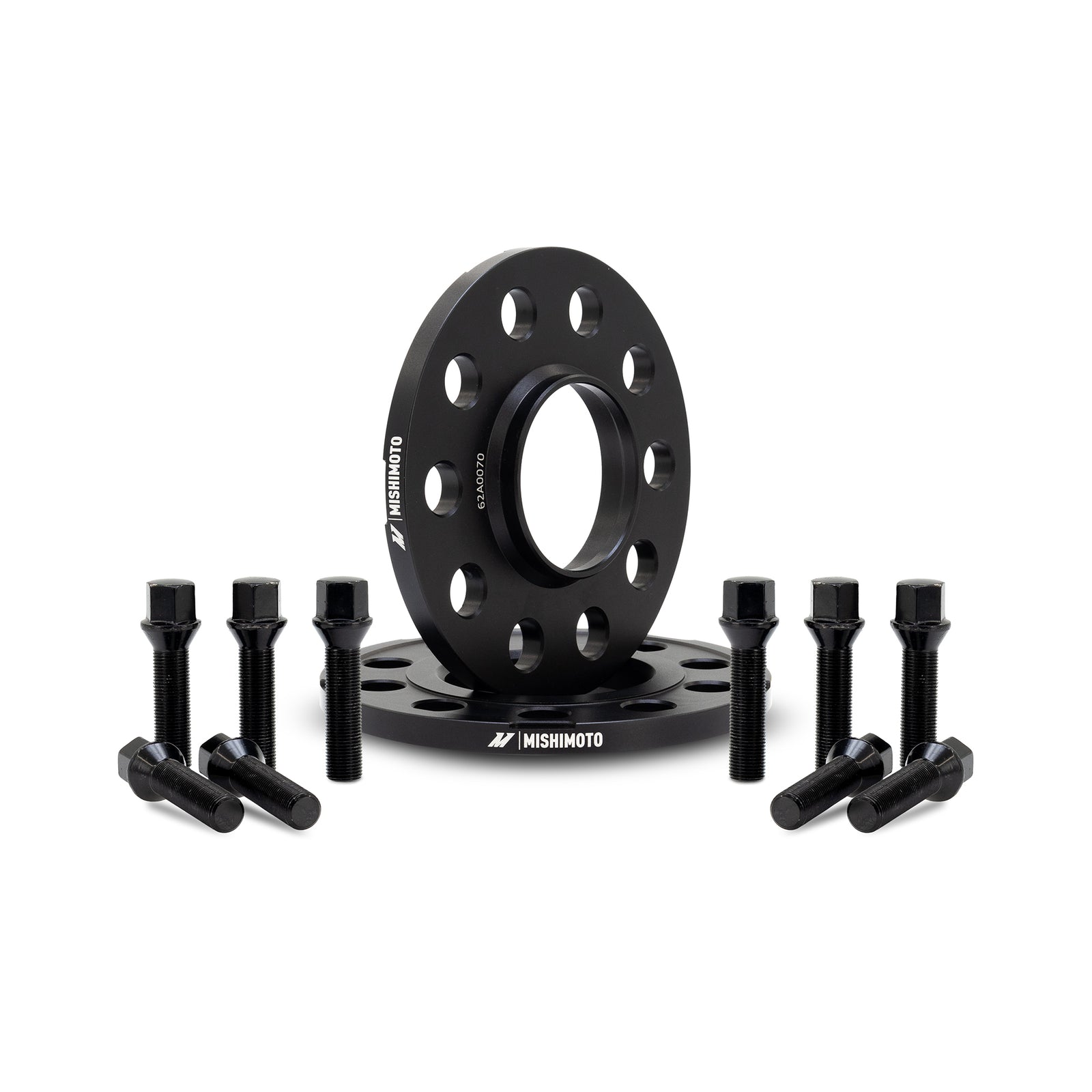 Mishimoto Wheel Spacers - 5x120 - 72.6 - 10 - M14 - Black - MMWS-014-100BK