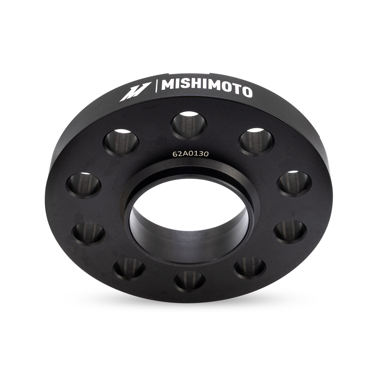Mishimoto Wheel Spacers - 5x120 - 72.6 - 20 - M14 - Black - MMWS-014-200BK for 2014-2021 BMW 2 Series - detail view