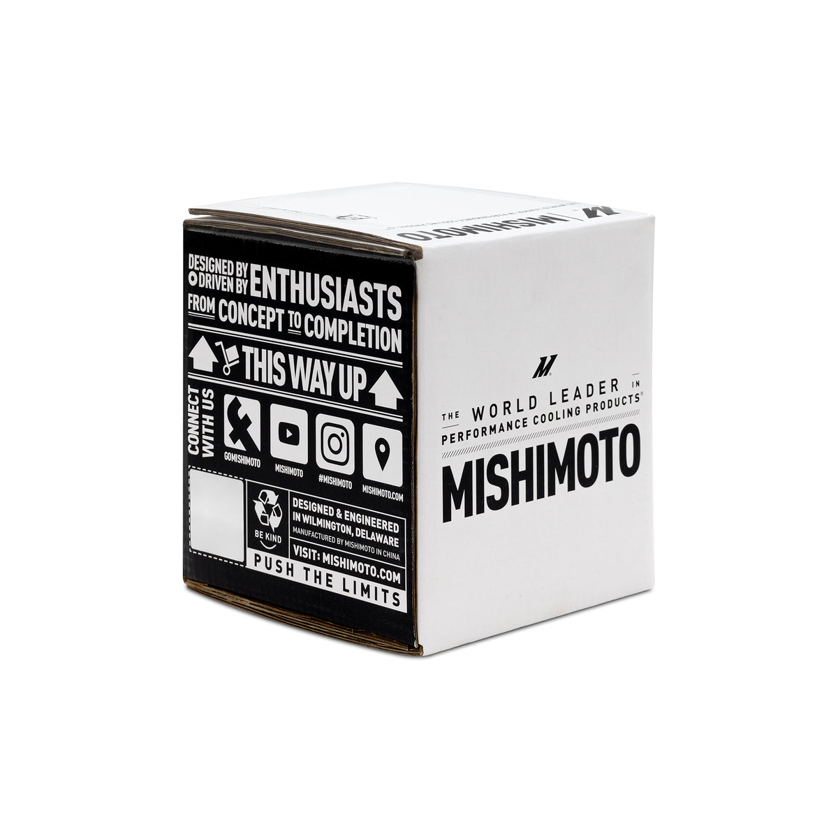 Mishimoto Wheel Spacers - 5x120 - 72.6 - 15 - M14 - Black - MMWS-014-150BK for 2014-2021 BMW 2 Series - angle view