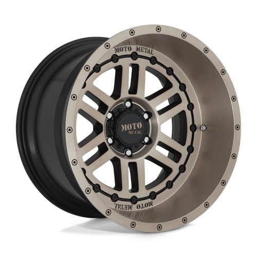 Moto Metal Mo800 Deep Six 20X10 6X135 -18MM Satin Black W/ Bronze Tint