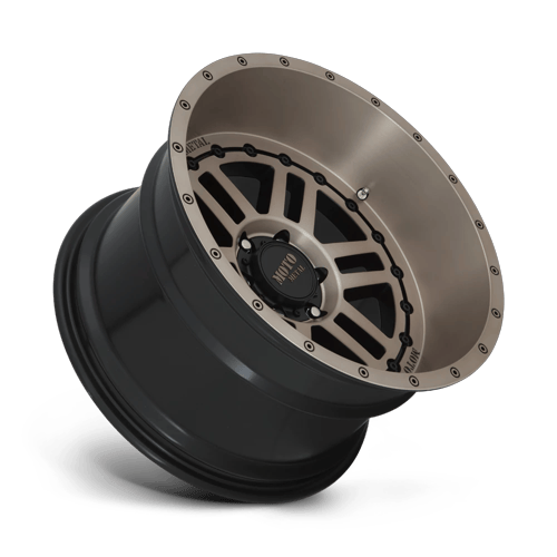 Moto Metal Mo800 Deep Six 20X10 6X135 -18MM Satin Black W/ Bronze Tint