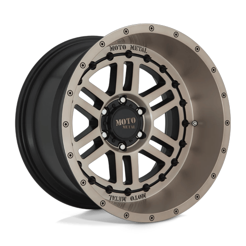Moto Metal Mo800 Deep Six 20X10 6X135 -18MM Satin Black W/ Bronze Tint