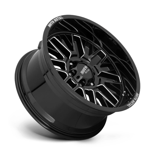 Moto Metal Mo802 Warlock 20X10 6X135 -18MM Gloss Black Milled
