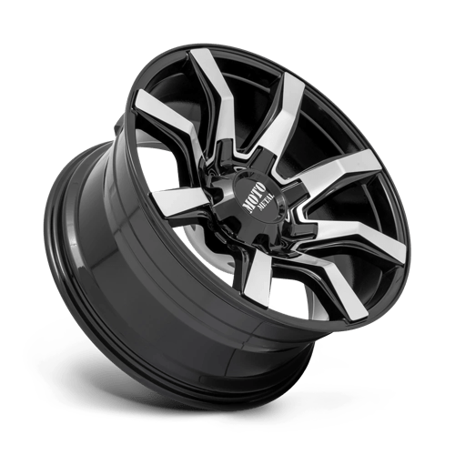 Moto Metal Mo804 Spider 22X12 8X170 -44MM Gloss Black Machined