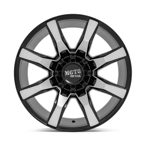 Moto Metal Mo804 Spider 22X12 8X170 -44MM Gloss Black Machined