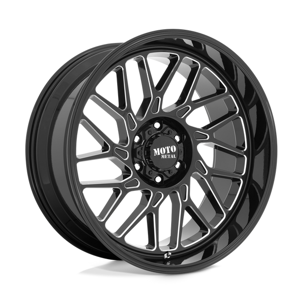 Moto Metal Mo805 20X10 5X127 -18MM Gloss Black Milled