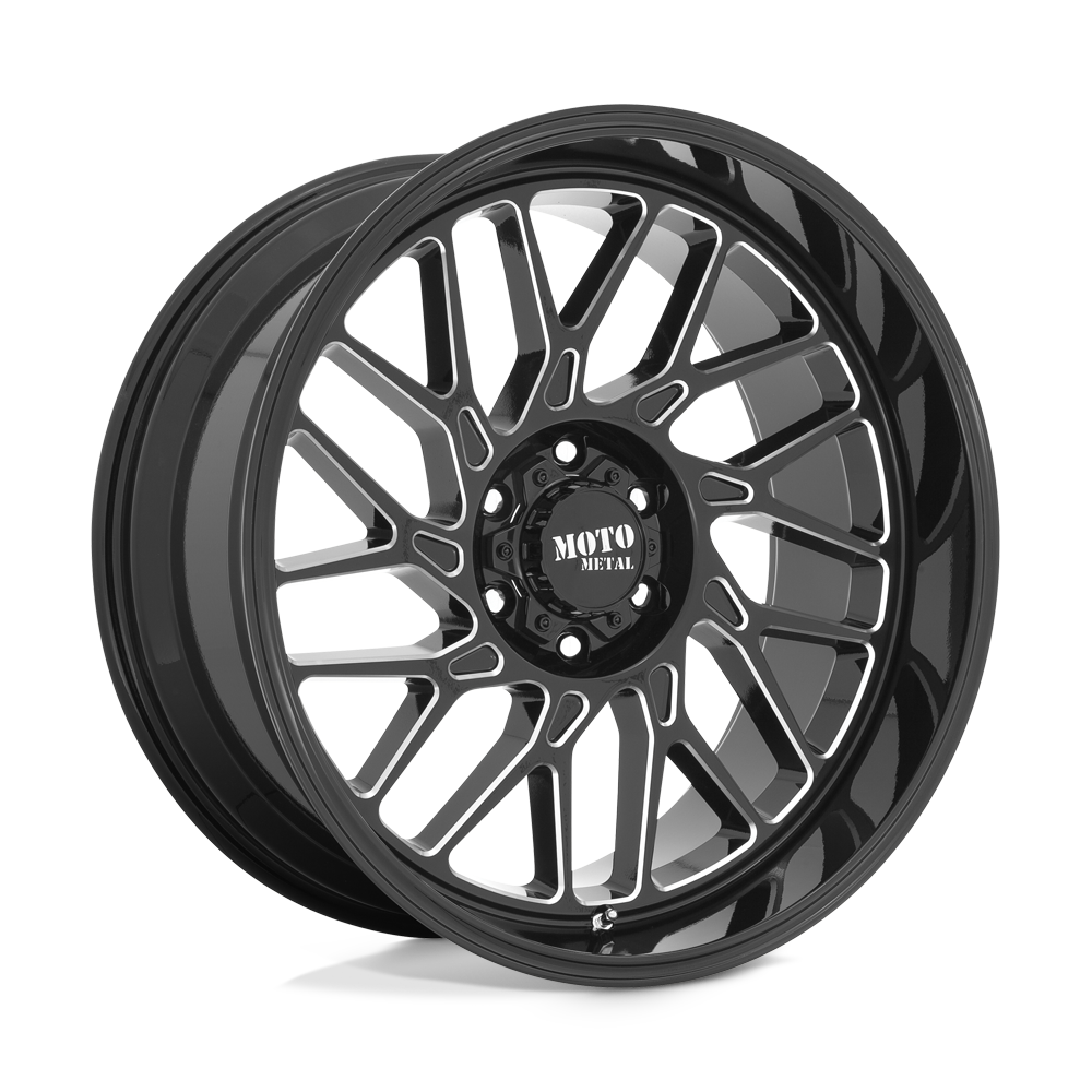 Moto Metal Mo805 20X10 8X170 -18MM Gloss Black Milled