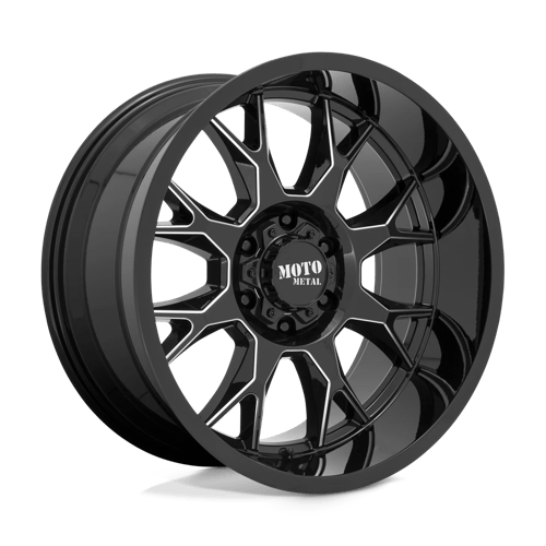 Moto Metal Mo806 20X10 6X135 -18MM Gloss Black Milled