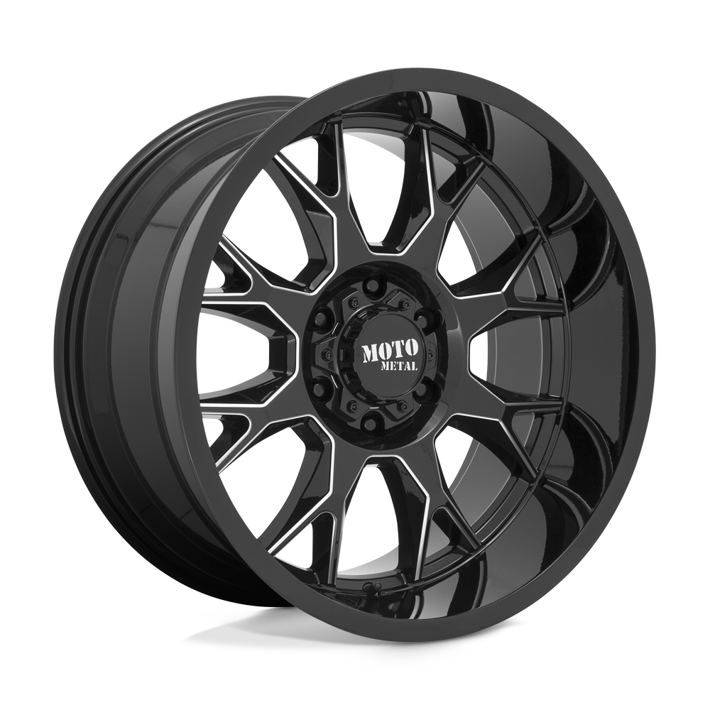 Moto Metal Mo806 20X9 5X127 +0MM Gloss Black Milled