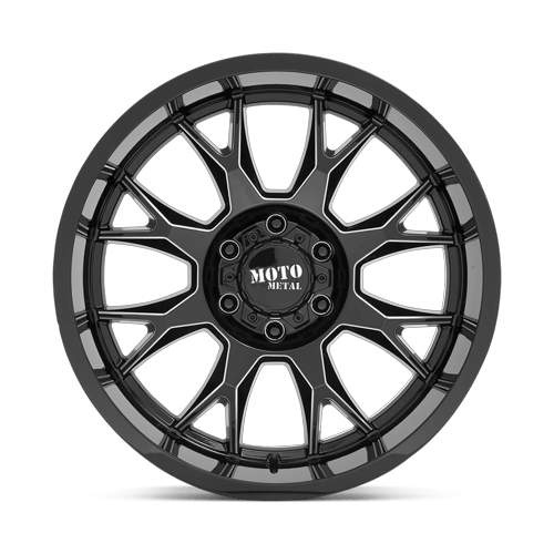 Moto Metal Mo806 20X10 8X180 -18MM Gloss Black Milled