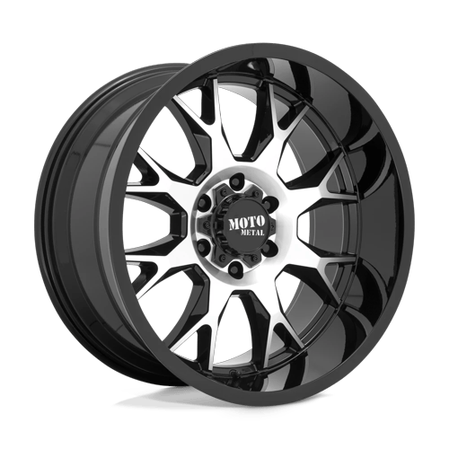 Moto Metal Mo806 20X10 6X135 -18MM Gloss Black Machined