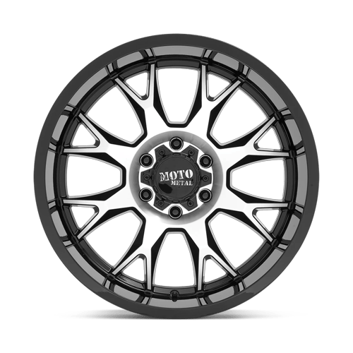 Moto Metal Mo806 20X10 5X127 -18MM Gloss Black Machined