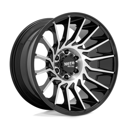 Moto Metal Mo807 22X12 5X127 -44MM Gloss Black Machined