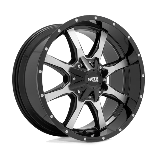 Moto Metal Mo970 17X8 5X139.7/5X150/5X150 +0MM Gloss Black W/ Machined Face