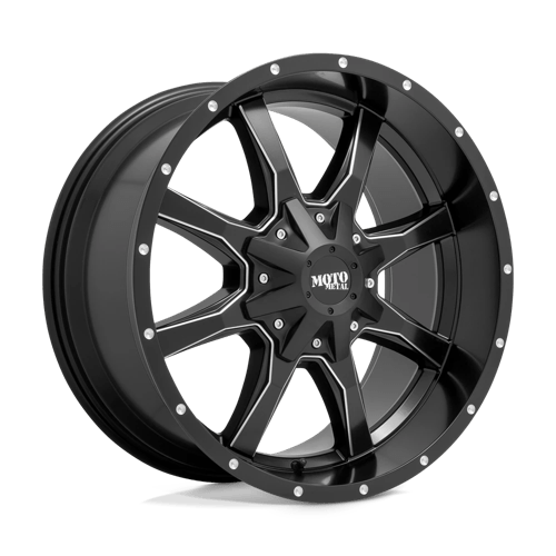 Moto Metal Mo970 20X10 8X170 -24MM Semi Gloss Black Milled