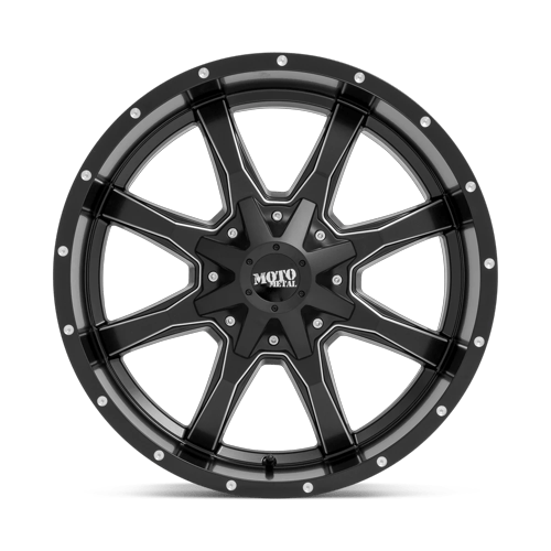 Moto Metal Mo970 20X10 6X135/6X139.7/6X139 -18MM Semi Gloss Black Milled