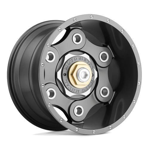 Moto Metal Mo977 Link 17X9 BLANK +18MM Gun Metal