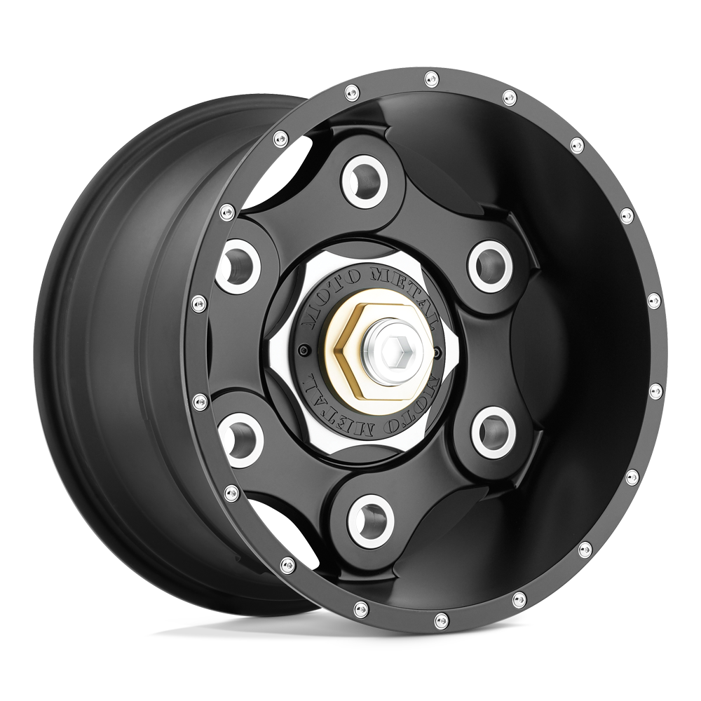 Moto Metal Mo977 Link 20X9 BLANK +18MM Satin Black