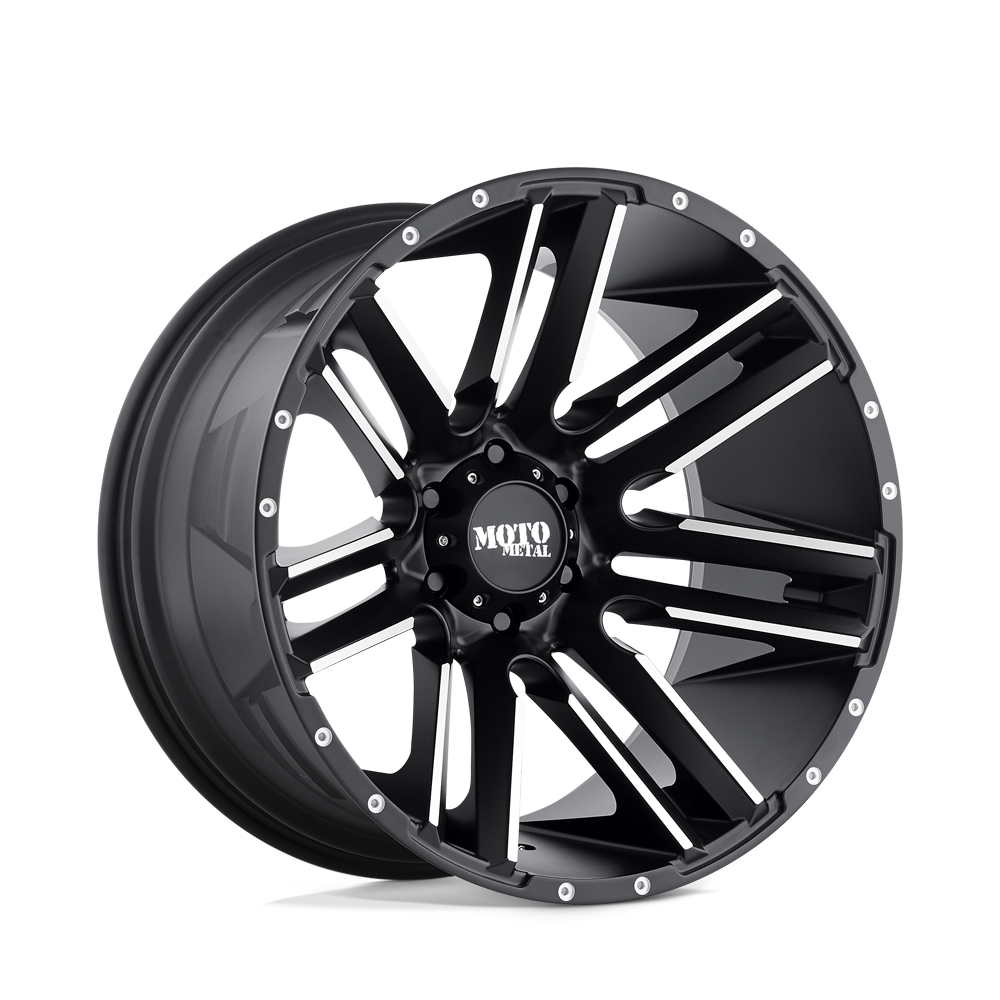 Moto Metal Mo978 Razor 20X10 6X135 -24MM Satin Black Machined