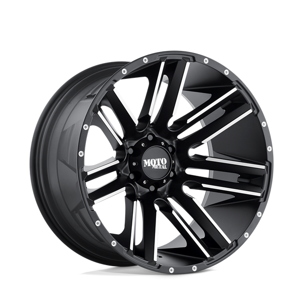 Moto Metal Mo978 Razor 20X10 6X135 -24MM Satin Black Machined