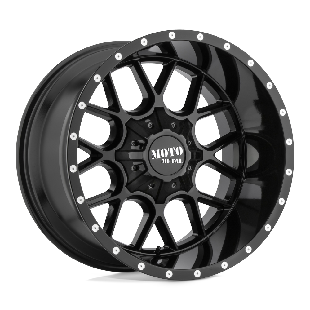 Moto Metal Mo986 Siege 20X9 6X135/6X139.7/6X139 +18MM Gloss Black