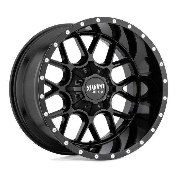 Moto Metal Mo986 Siege 20X9 6X135/6X139.7/6X139 +18MM Gloss Black