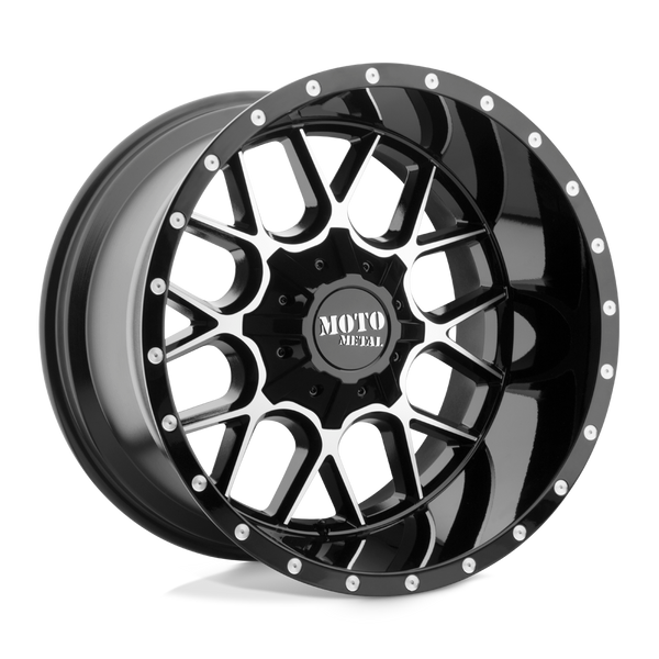 Moto Metal Mo986 Siege 20X9 5X139.7/5X150/5X150 +0MM Gloss Black Machined