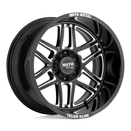 Moto Metal Mo992 Folsom 20X12 5X127 -44MM Gloss Black Milled