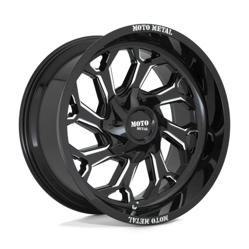Moto Metal Mo999 20X10 5X139.7/5X150/5X150 -18MM Gloss Black Milled