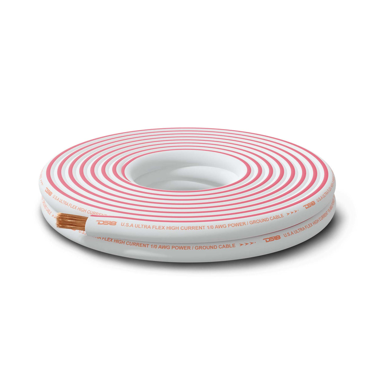 DS18 0-Gauge Power Wire 25ft - MOFC0GA25P - side view