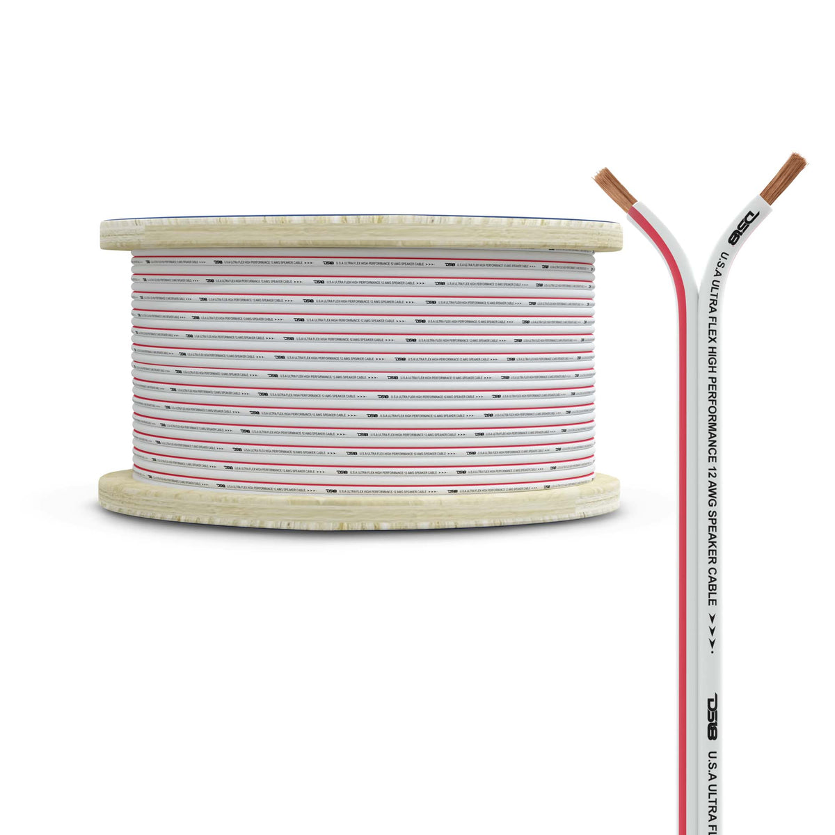 DS18 12-Gauge Speaker Wire 150ft - MOFC12GA150SW - front view