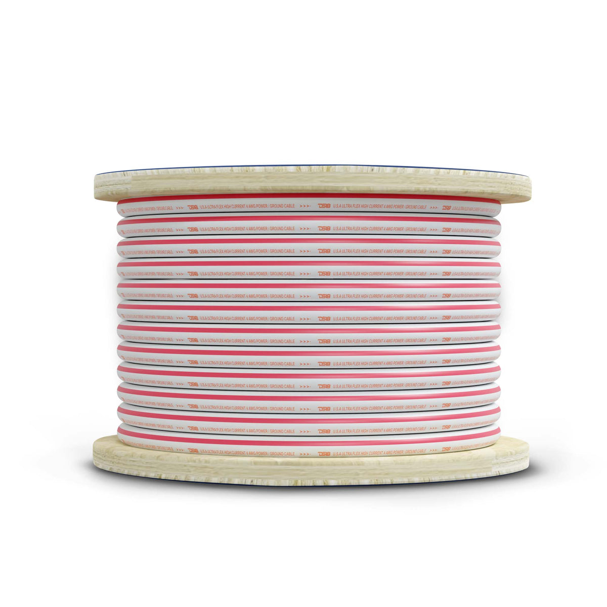 DS18 4-Gauge Power Wire 50ft - MOFC4GA50P - side view