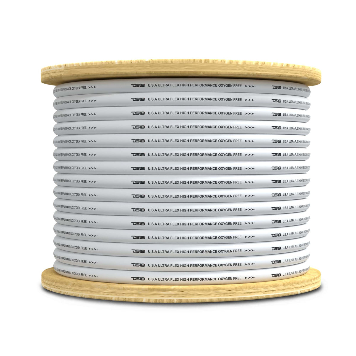 DS18 18-Gauge LED RGB Wire 12-Gauge Speaker Wire 100ft - MOFC12/18GA-100SWRGB - angle view