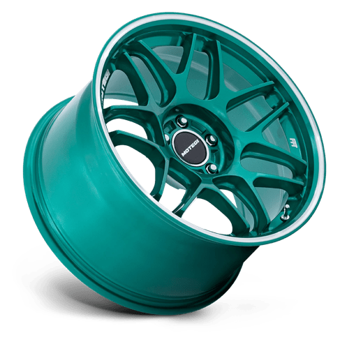 Motegi Mr158 Tsubaki 18X10.5 5X112 +35MM Hokkaido Green W/ Machined Lip
