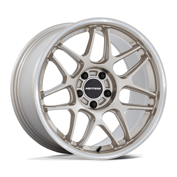Motegi Mr158 Tsubaki 18X9.5 5X114.3 +40MM Motorsport Gold W Machined Lip