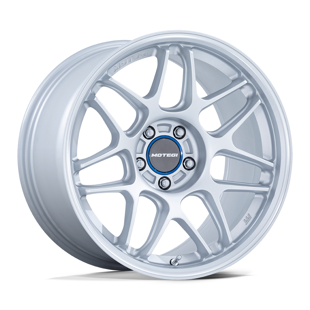 Motegi Mr158 Tsubaki 18X8.5 5X112 +42MM Hyper Silver W/ Machined Lip