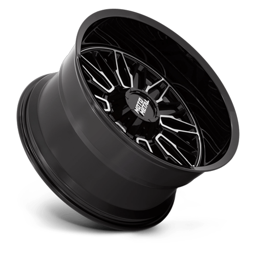 Moto Metal Mo809 Stinger 20X9 8X180 +18MM Gloss Black Machined
