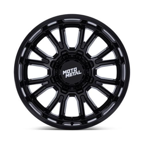 Moto Metal Mo810 Legacy 22X9 6X135/6X139.7/6X139 +1MM Gloss Black
