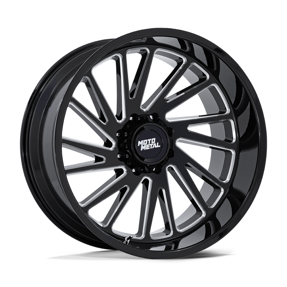 Moto Metal Mo811 Combat 20X10 6X135 -18MM Gloss Black Milled