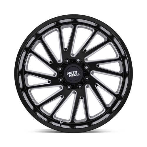 Moto Metal Mo811 Combat 22X10 8X165.1 -18MM Gloss Black Milled