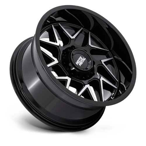 Moto Metal Mo812 Turbine 20X9 6X135 +20MM Gloss Black W/ Machined Face