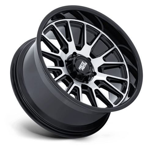 Moto Metal Mo814 Tekton 20X10 6X135 -18MM Gloss Black W/ Machined Face