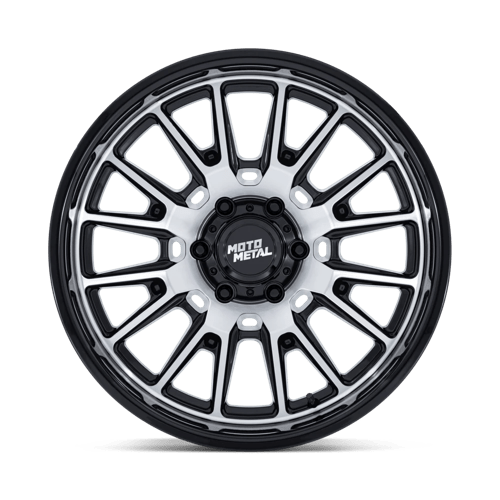 Moto Metal Mo814 Tekton 20X10 6X135 -18MM Gloss Black W/ Machined Face