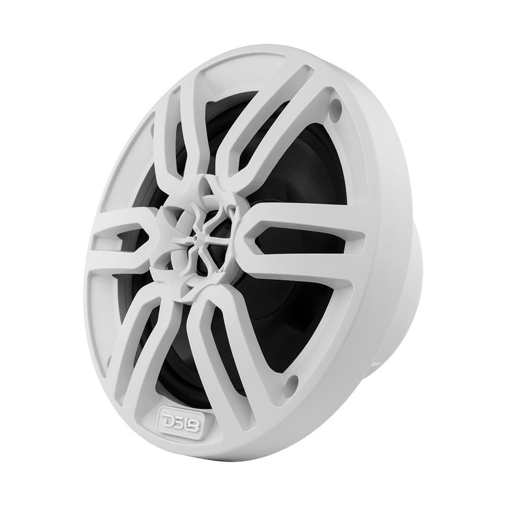 DS18 6.5in 2-Way 60 Watts RMS 4ohm White - MP6/WH - side view