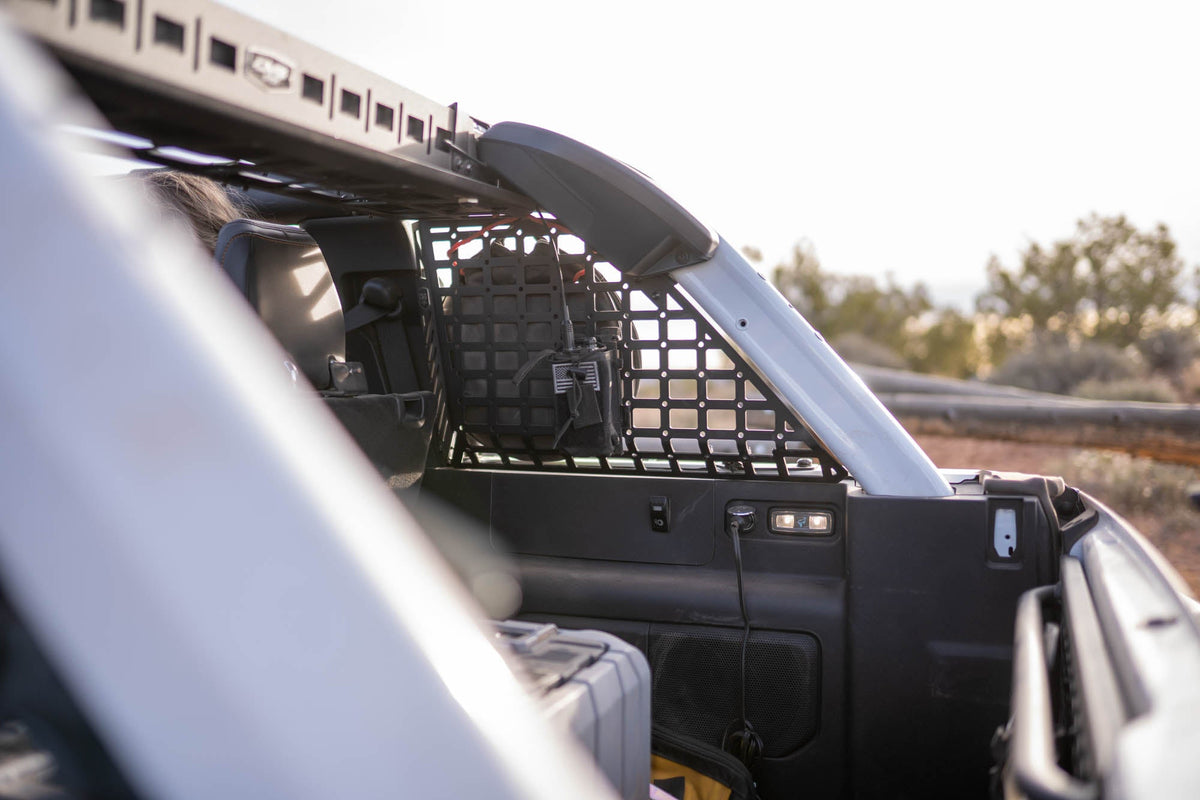 DV8 Offroad - 2021-2026 Ford Bronco | Pocketed Rear Window Molle Panels - MPBR-08