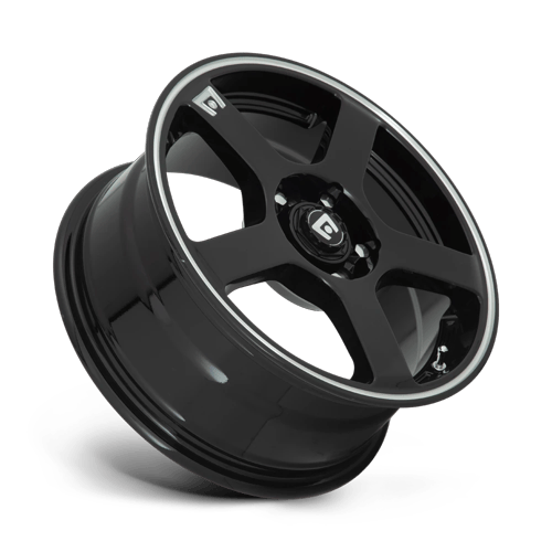 Motegi Mr116 Fs5 16X7 5X108/5X114.3/5X114 +40MM Gloss Black W/ Machined Flange