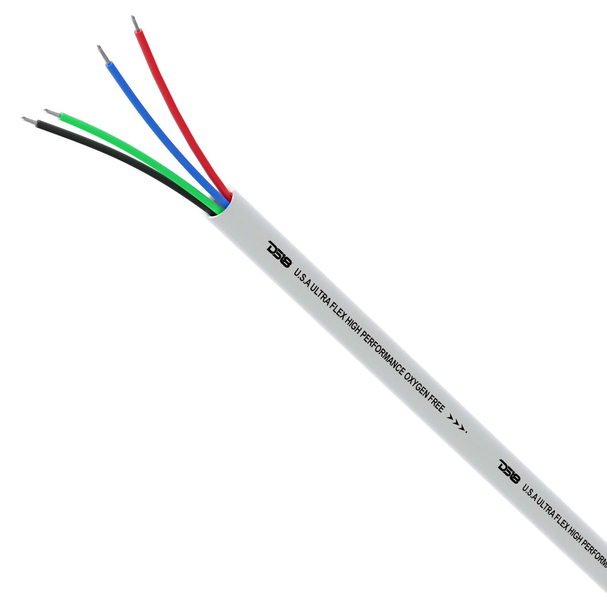 DS18 18-Gauge LED RGB Wire 100ft - MRGB-18GA-100FT - side view