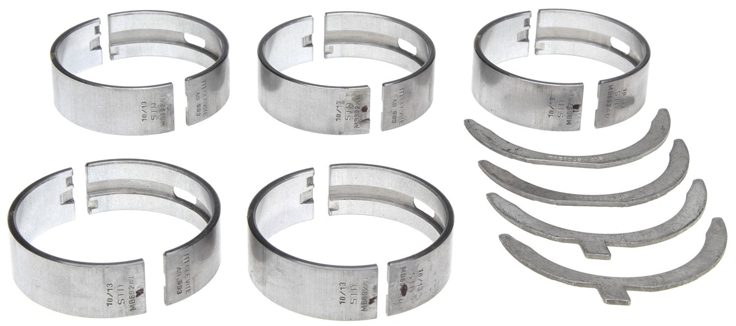 Clevite Cummins L10 M11 Series Eng From S/N 34853316 Tab Design On Lower T/W Main Bearing Set
